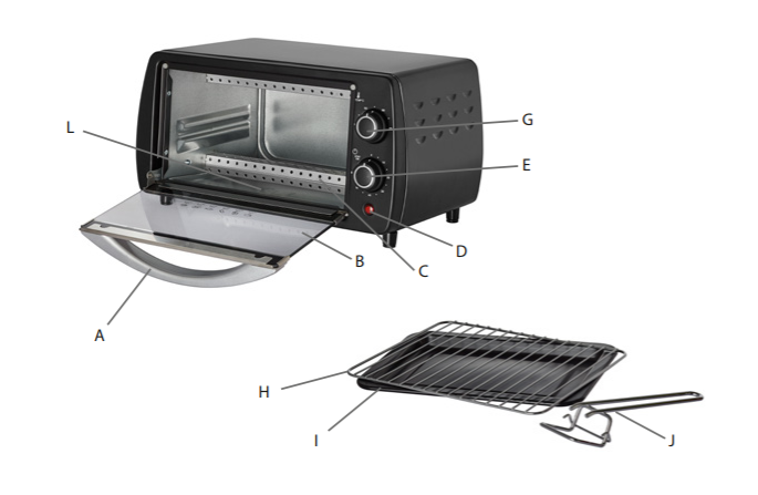 electrolux oven toaster eot2805k
